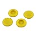 Produktbild TOOGOO(R)4 Stueck Daumenmulden Silikon Abdeckung Huelle Punkt-Muster fuer Sony Playstation PS2 PS3 PS4 Xbox Eine Xbox 360 Controller gelb