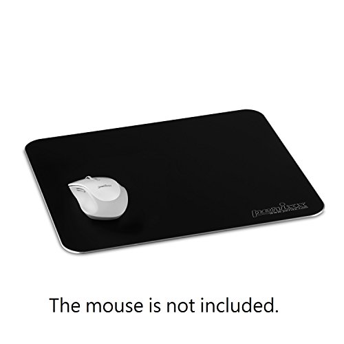 Perixx DX-3000LB, Gaming Aluminium Mauspad – Abmessung 320x270x2mm – Rubber Base mit Anti-Rutsch-Funktion – Mikro-Sandstrahl bearbeitete Oberfläche zur schnellen und genauen Steuerung der Maus - 3