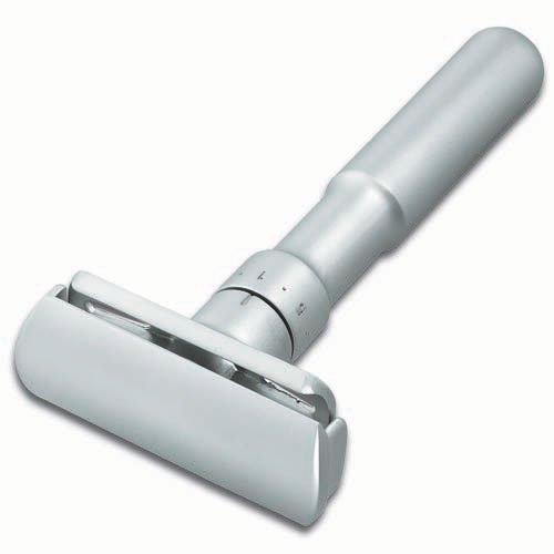 Merkur Futur Adjustable Safety Razor in Matt Chrome