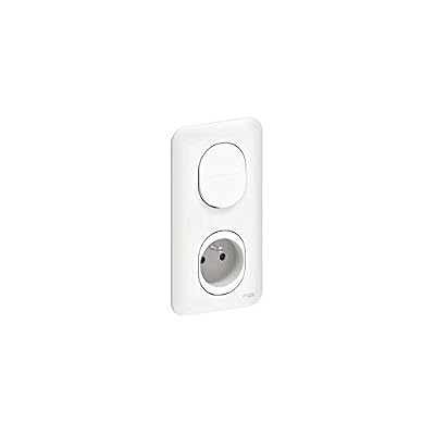 Schneider Electric va et vient + prise de courant 2p+t - vertical - schneider ovalis s260269