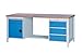 Produktbild Kasten - Werkbank Serie 2000 mit 4 Schubladen versch. BLH und 1 Flügeltür 450 mm KastenWerkbank