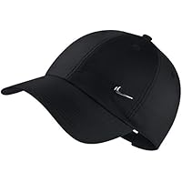 Nike Metal Swoosh H86, Berretto da Baseball Unisex Adulto, Nero/Argento, Taglia Unica