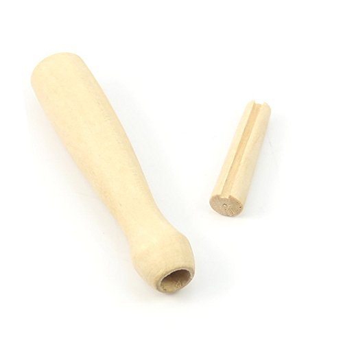SOLEDI Häkelnadeln 7 Stück Nadel 1 hölzerner Handgriff - 2