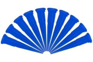 10 Cannucce di Precisioni Colle 21.Cannucce di precisione con diametro 22GA in polietilene di precisione ideali per tutti i flaconi di colla cianoacrilata Colle21