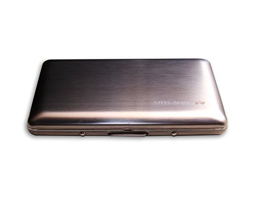 Cartera Ultra delgada de Acero Inoxidable con bordes redondeados para el perfecto desempe o en tus bolsillos o cartera bolsa de mano - Especial para Viajes - Seguridad Superior contra el Fraude Digital de Identidad y Financiero - Capacidad 6 tarjetas de Cr dito o D bito - Para Hombres y Mujeres - Incluye Caja de Regalo - 3 a os de garant a incondicional Cartera Ultra delgada de Acero Inoxidable con bordes redondeados para el perfecto desempe o en tus bolsillos o cartera bolsa de mano - Especial para Viajes - Seguridad Superior contra el Fraude Digital de Identidad y Financiero - Capacidad 6 tarjetas de Cr dito o D bito - Para Hombres y Mujeres - Incluye Caja de Regalo - 3 a os de garant a incondicional