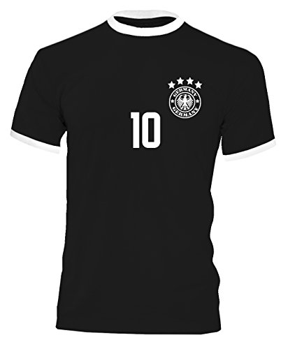 EM 2016 Deutschland Trikot Fanshirt Retro-Look Motiv 13 Herren