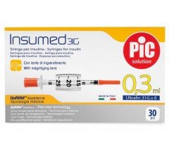 Insulin Syringes Da 0,3 Ml Insumed G 31 0,3 Ml 30 Pieces 22725.3