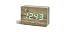 Produktbild Ginkgo Brick Ash CLICK Uhr mit Grn LED