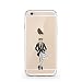 Produktbild licaso iPhone 6 Handyhülle TPU mit Print Motiv - Transparent Cover Schutz Hülle Design Mode Aufdruck Druck Karl Who Print Motiv - Transparent Cover Schutz Hülle Dog Dreams Aufdruck Druck