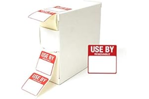 MILETA Removable Use By label. 1000 per roll.