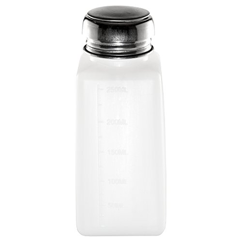 Dispenser / Pumpflasche / Flüssigkeitsspender mit Metalldeckel (leer) Fassungsvermögen ca. 250 ml - 2