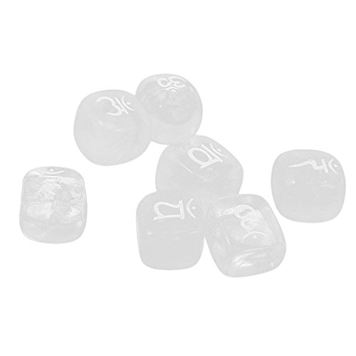 Segolike Lot/7 Pieces Engraved Clear Quartz Healing Reiki Chakra Meditation Stones Cubes RS.660 (63.00% Off) - Amazon