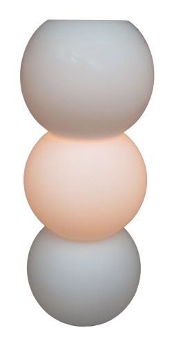 Preisvergleich Produktbild Ming 3er Glas (Murano Qualität) Tischleuchte E27 75W