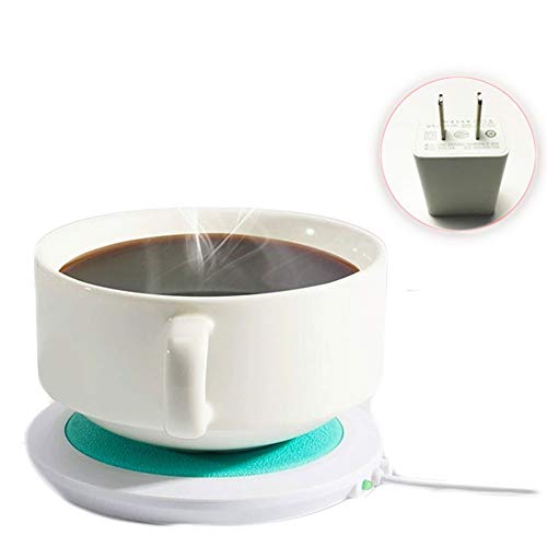 YiYou Calentador de Café,USB Calentador De Bebidas Portátil De Té Calentador Posavasos Calentador Inteligente para Café para Tazas de Café con Puerto USB, Posavasos USB EléctricoBlack