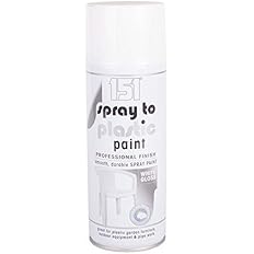 white spray for plastic
