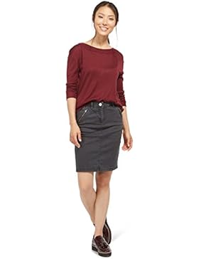 TOM TAILOR für Frauen Skirt Rock mit Reißverschluss-Details