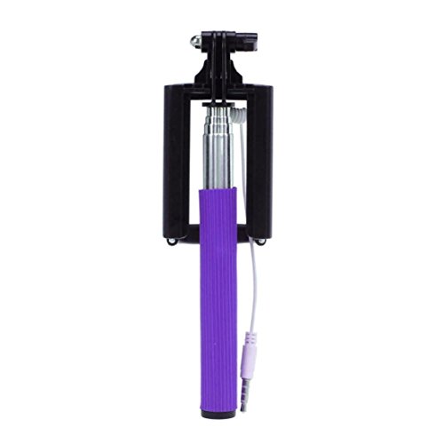 Culater Mini Einbein-Stative Monopod Stick Selfie-Stick fr iPhone (lila)