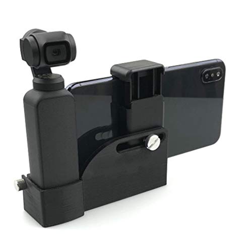 Preisvergleich Produktbild Bescita6 Handyhalter Taschensarg Handyhalterung für OSMO Pocket Handheld-Gimbal Telefonhalterung Verstellbarer Halter Telefon Für DJI OSMO Pocket Handheld Gimbal Holder (schwarz)