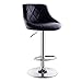 Produktbild LHL-Klappstühle Barhocker Essstühle Moderner Barhocker Frühstücks Küchen Stuhl Schemel Nachgemachtes Leder Das Zweifarbiges Seat Justierbares 58-78CM Dreht Essensstuhl (Farbe : #10)