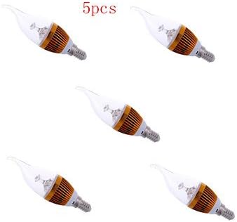 ZJJ 0-3W LED E14300-350LM warm/cool white LED Candle lamp bulb (220V) , golden