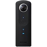 Ricoh THETA S Vollsphärenkamera (Full-HD-Video, 8GB, lichtstarkes Objektiv (F 2,0)) schwarz