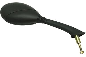 BCR COMPONENTS Specchio Destro compatibile con per Piaggio adatto a Vespa ET2/ET4 50/125cc Nero