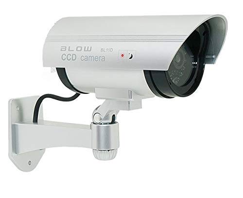 Preisvergleich Produktbild BLOW Überwachungskamera Dummy Kamera Attrappe Fake Camera mit Licht Sicherheitskamera Dome Überwachung Haus Sicherheit Security BL11D