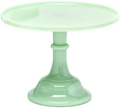 Jadeite 9 Glass Cake Stand - By Mosser Glass by Mosser