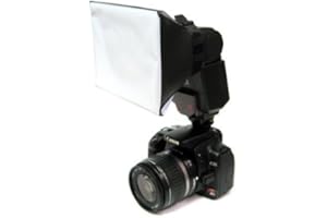 BV & JO Mini Caseta Diffusore Uiversal di Flash ammorbidito adatto per studi fotografici e per Canon Nikon Olympus Pentax Fuji SLR/DSLR