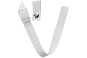 BAUER Kinnriemen 1 Set, Farbe:weiss