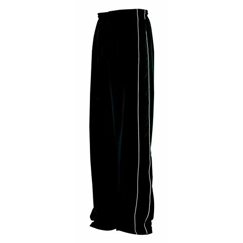 Finden Hales Kids Piped Track Pant - Black/ Black/ White - 1112