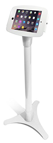 Preisvergleich Produktbild Maclocks 147W224SENW adjustable Security Stand mit Space Locking Enclosure Aufstellung für Webtablet / Apple iPad 3 / 2 / Air / 4 mit Retina display Aluminium, Gusseisen-weiß
