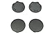 Price comparison product image 4 * 56mm - 60mm Standard Plain Universal Alloy Wheel Center Caps CMS RATLANKIAMS from CENTRE CAPS UK