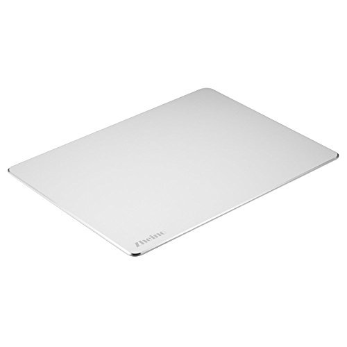 Zheino Aluminium Tapis de souris Gamer En Surface Dépolie Anti-Dérapant Solide Pour Computers Laptops Tablet Notebook (Silver) {title}
