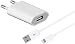 Produktbild Goobay 43791 2-in-1 Ladeset (1000mAh) Netzteil inkl. Lightning-Kabel (1m) für Apple iPhone/iPod/iPad weiß