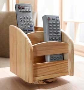 Remote Control Holder Woodworking Plan From Wood Pinterest