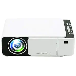 METRONAUT T6 WiFi LED Projector 1080p Full HD with Built-in YouTube - Supports WiFi, HDMI,VGA,AV in,USB, Miracast - Mini Portable 4700 lm LCD Corded Portable Projector