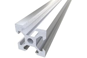 V-SLOT V SLOT 2020 Argent Longueur 200-1500mm Type V Rail linéaire anodisé pour imprimante 3D Prusa Ender, CR-3, AM-8,Profilé en aluminium idéal pour la construction de machines CNC de loisir (600mm)