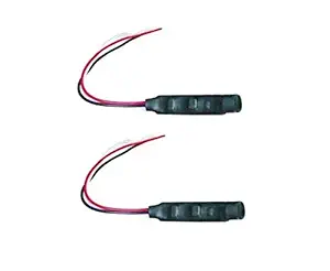 LipiWorld CCTV Camera Mic Microphone Mini Spy Audio Sound Voice Pickup Mic Microphone with Bare Wire Line for CCTV Camera Microphone Surveillance Device (Pack-2)