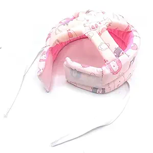 Baby Infant Toddler Helmet No Bump Safety Head Cushion Bumper Bonnet Adjustable Protective Cap Child Safety Headguard Hat for Running Walking Crawling Safety Helmet for Kid (Pink) (b2)