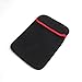 Produktbild spritech (TM) Wasserdicht Shakeproof Neopren Sleeve Schutzhülle Computer Travel, der Aufbewahrungstasche Cover für für die meisten 25,4 cm Laptop Tablet Notebook iPad schwarz