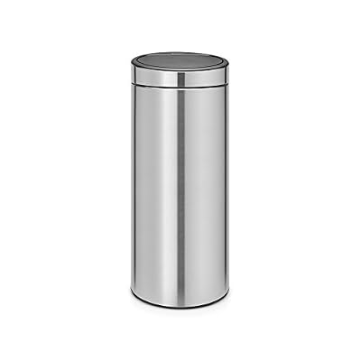 Brabantia Poubelle Touch Bin Unie, 30 litres - Inox mat
