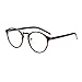 Produktbild Dorical Damen Brille, Frauen Mode Unisex Klassisch Metall Rahmen Spiegel Gerundet Gläser Sale(C)