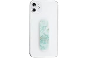 MOMO STICK MOMOSTiCK Support de téléphone portable - L'original ! Support de téléphone portable - Anneau de support pour téléphone portable - Série marbre - Turquoise