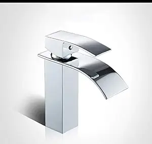 Aquieen Luxury Series Hot & Cold Basin Mixer Basin Tap (Cascada - Chrome)