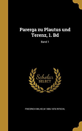 GER-PARERGA ZU PLAUTUS UND TER