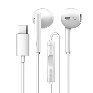 A3sprime USB 3.1 Type C Earphone in-Ear Listen HiFi Stereo Earbud Mic/Remote Control Compatible for Xiaomi Mi A1,A2,All Mi USB-Type C Smartphone
