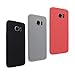 Produktbild Galaxy S7 Edge Hülle Dünn Silikon, Asnlove 3 Pack Handy Schutzhülle für Samsung Galaxy S7 Edge Hülle TPU Silikon Backcover Case Handytasche Einfarbig Telefon-Kasten Tasche Schutz Cover Design Schwarz/Weiss/Rot