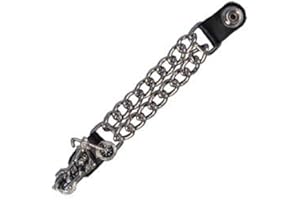 HELLS DESIGN Chaine Extension Gilet Moto pour Gilet à Pression