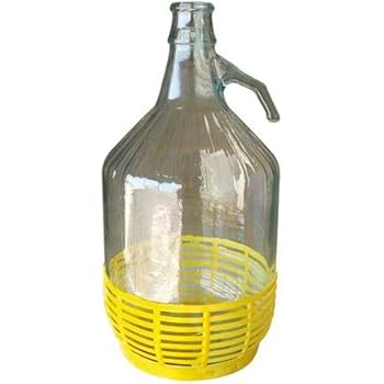 Damigiana Vetro 5 Litri Con Tappo A Leva - Per Vino, Fermentazione, Conservazione Bevande - Foto 3